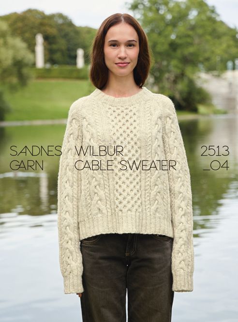 Hovedbilde Wilbur Cable Sweater Enkeltoppskrift / 2513 Atlas ...