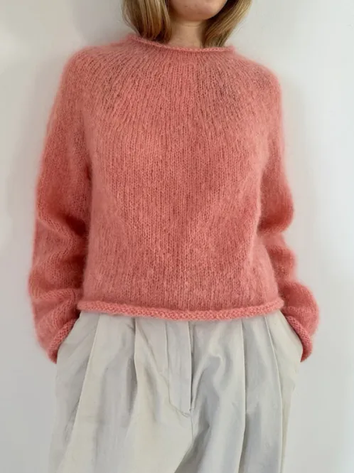 Hovedbilde Plain yoke sweater Enkeltoppskrift / LeKnit / ...