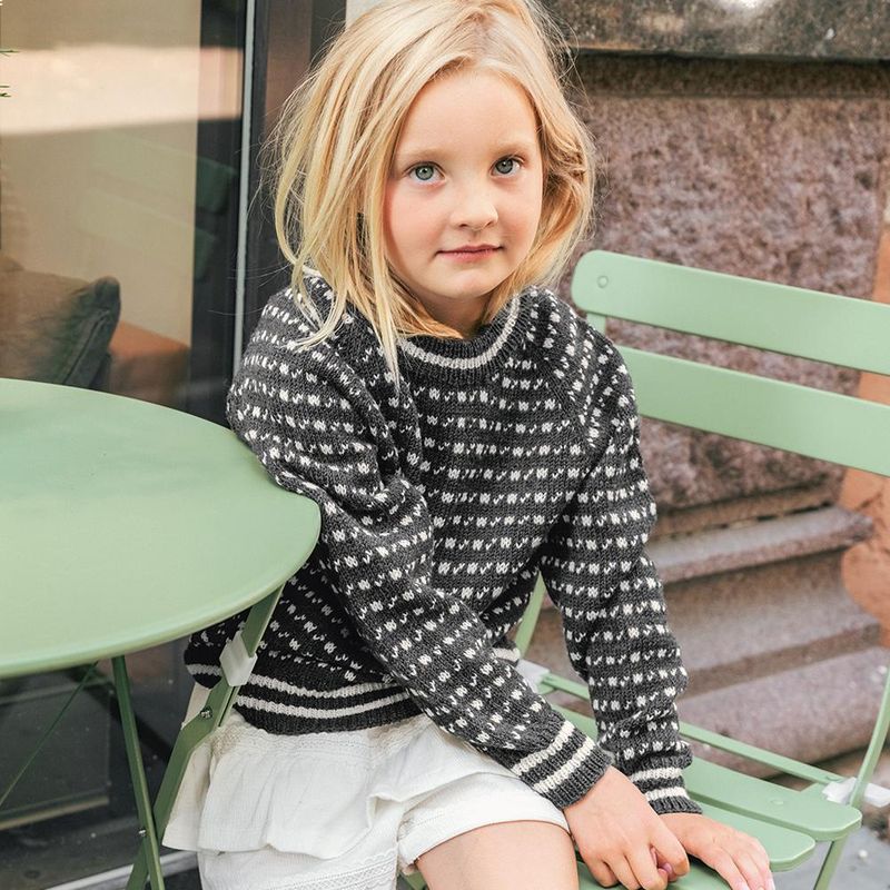 Islender genser Junior (i Tynn Peer Gynt)