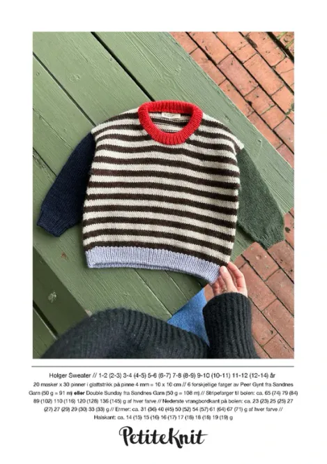 Hovedbilde PK-233 Holger Sweater oppskrift