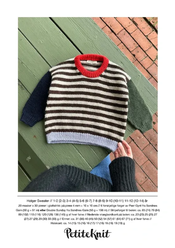 PK-233 Holger Sweater oppskrift