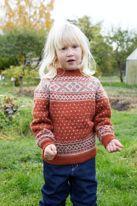 Hovedbilde 365-4 Setesdalgenser til barn oppskrift