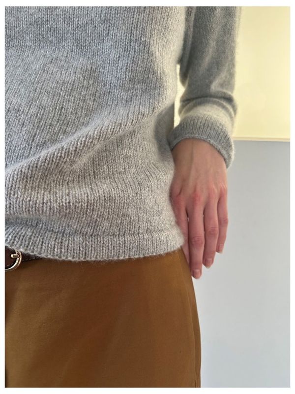 Plain Yoke Cashmere - langermet