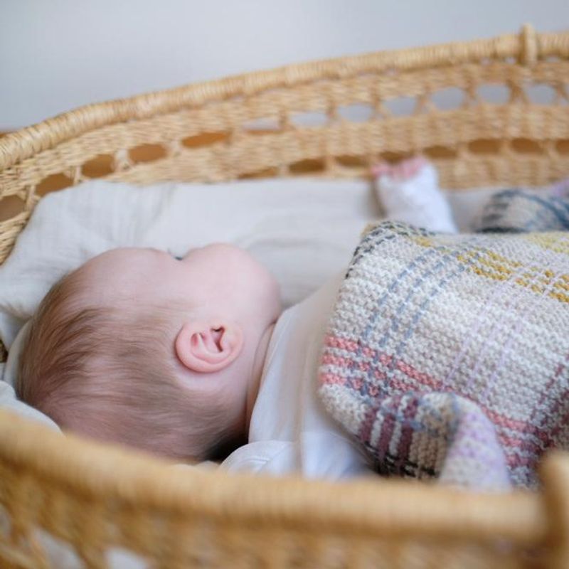 424-Babypledd i Finull oppskrift