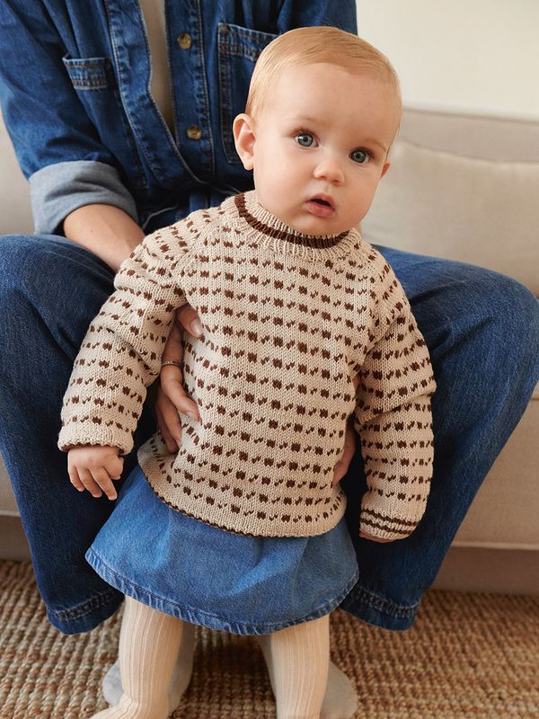 Islender Genser Baby (i Tynn Merinoull)
