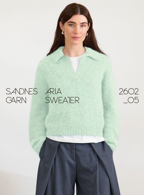 Hovedbilde  2602 DIY Nr. 5 Aria Sweater oppskrift