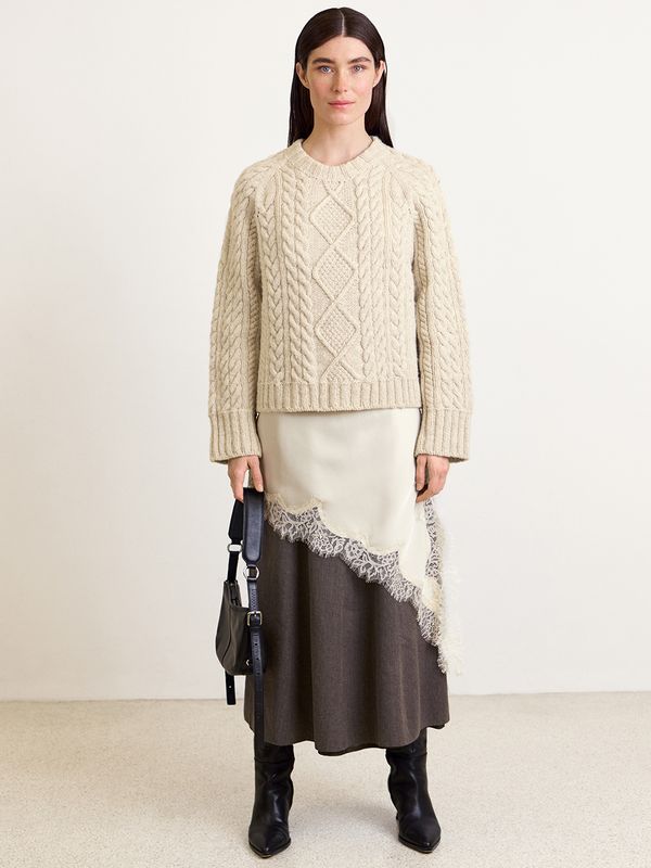 2602 DIY Nr. 8  Loom Sweater oppskrift