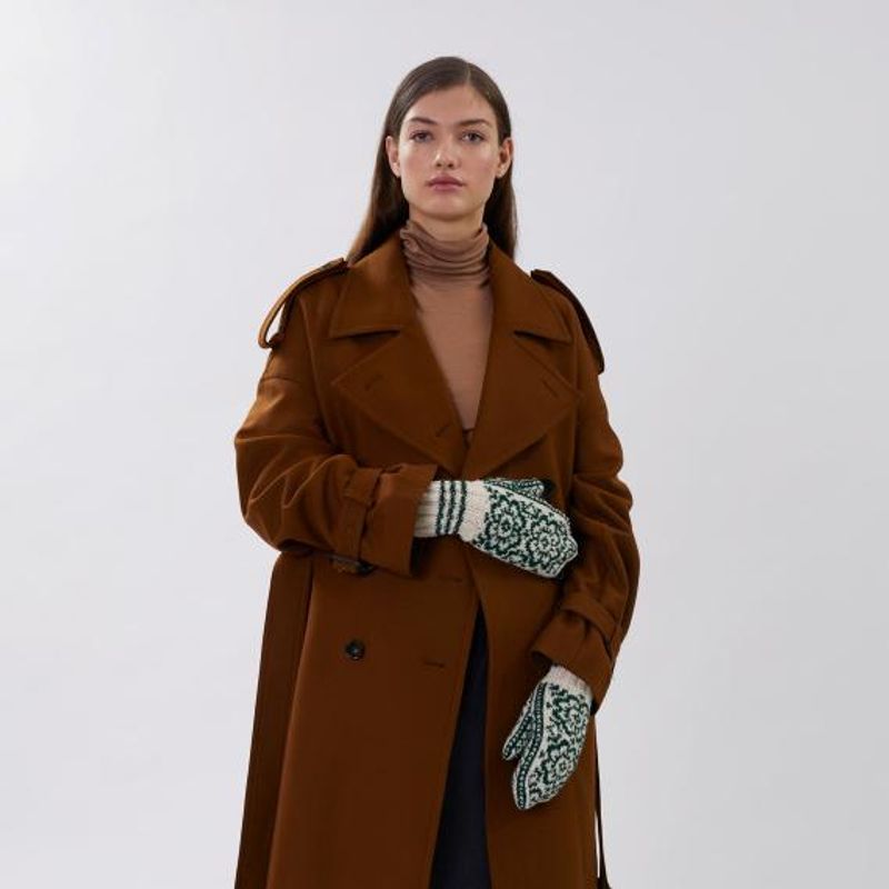 437-1 Vott med Appelsinarose til barn, dame og herre oppskrift