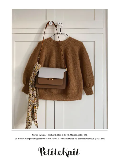 Hovedbilde PK-31 Novice Sweater  Mohair Edition oppskrift