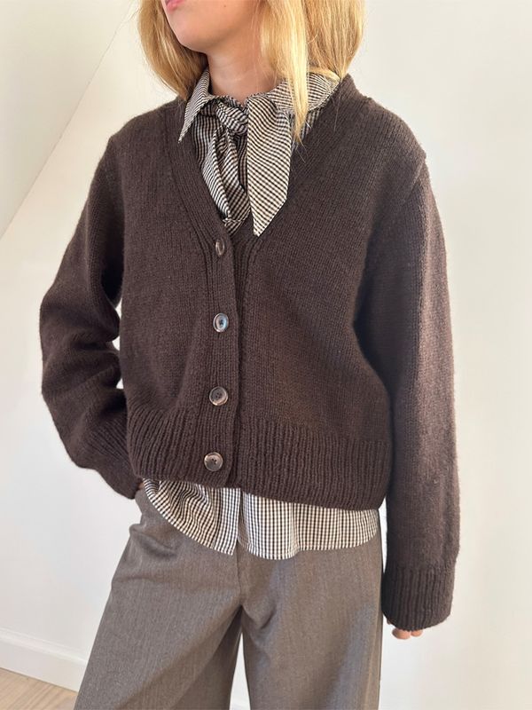 Chunky Mouliné Cardigan
