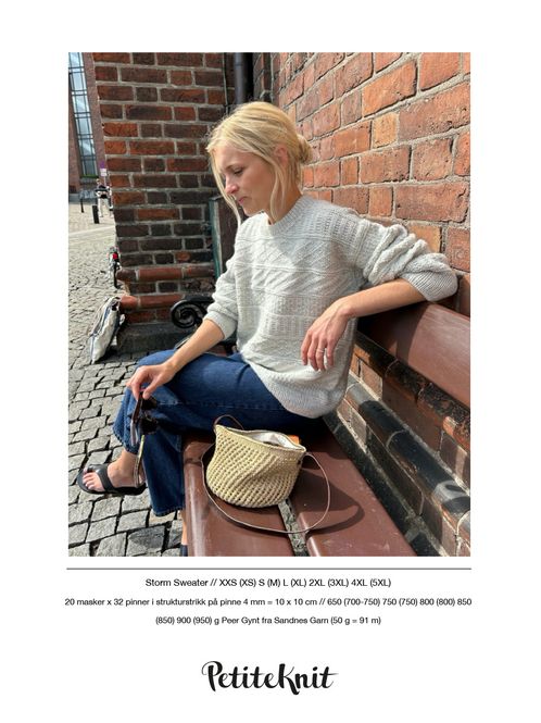 Hovedbilde PK-213 Storm sweater oppskrift