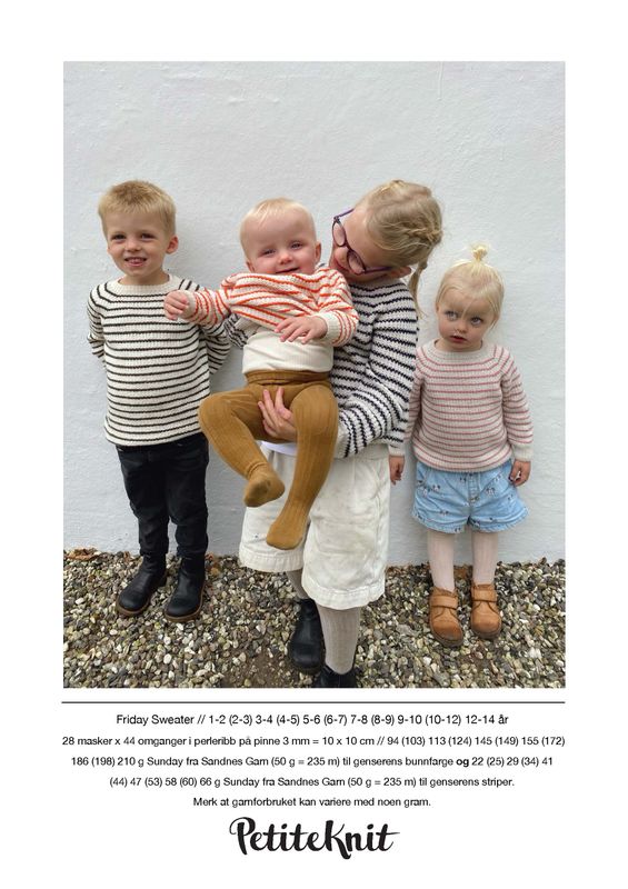 PK-244 Friday Sweater oppskrift