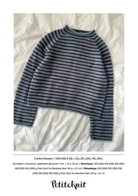 Hovedbilde PK-292 Frankie Sweater oppskrift