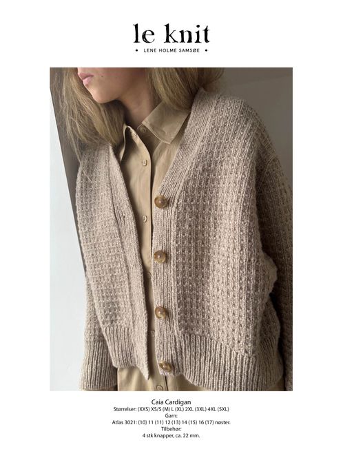 Hovedbilde LHS-90 Caia Cardigan oppskrift