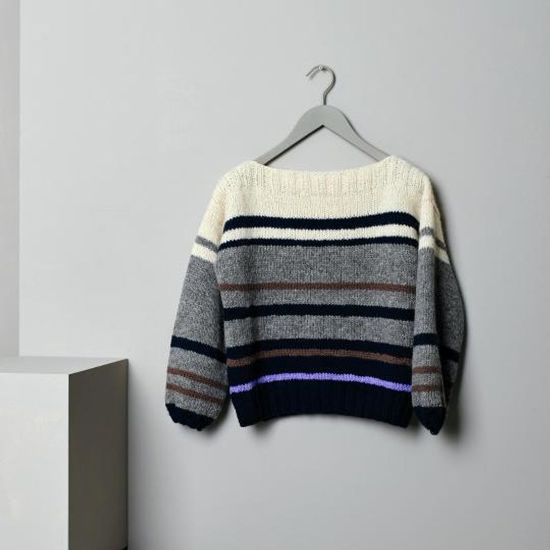 275-2 Lises stripegenser oppskrift