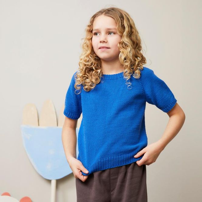 Hovedbilde Karla tee (knall blå)